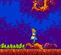 une photo d'Ã©cran de Alice in Wonderland sur Nintendo Game Boy Color